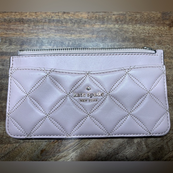 Kate Spade Pink Quilted Women's Wallet - Picture 1 of 4